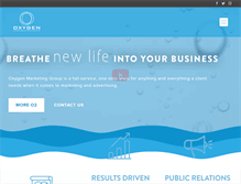 Tablet Screenshot of oxymarketing.com